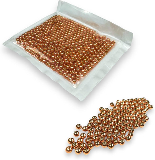 1,250 Count - Copper-Plated Steel BBs – 4.5mm (.177 Cal) Precision Ammo for BB Guns, Air Rifles & Pistols