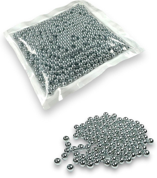 500 Count - Zinc-Plated Steel BBs – 4.5mm (.177 Cal) Precision Ammo for BB Guns, Air Rifles & Pistols