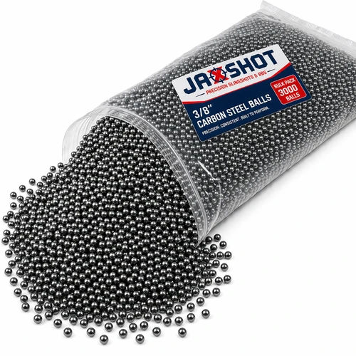 3,000 Count  - 3/8” Steel Shot Slingshot Ammo