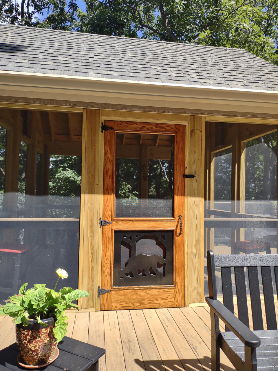 Custom Made Screen Doors Bear Screen Door Wooden Screen Doors