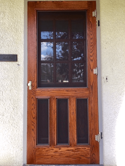 Custom Wooden Screen Doors Bellevue Screen Door Wooden Screen Doors