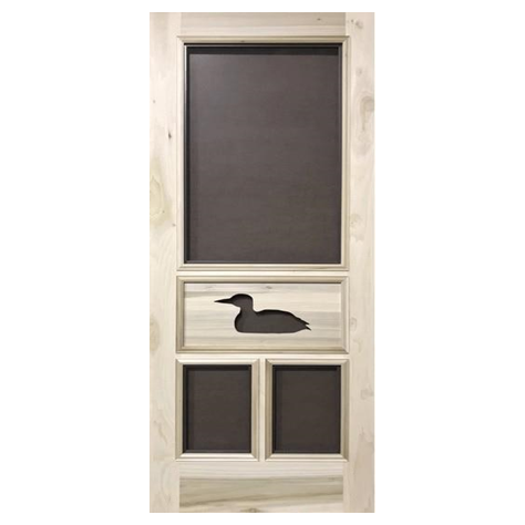 Custom Wood Screen Doors Loon Screen Door Wooden Screen Doors