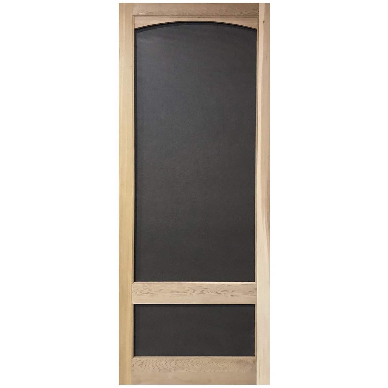 Custom Wood Screen Doors Arch 3/4 View Screen Door Wooden Screen Doors