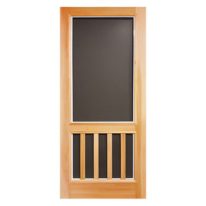 Premium Series Wood Screen Doors - Old English