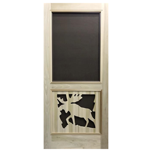 Premium Series Wood Screen Doors - Moose