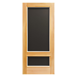 Premium Series Wood Screen Doors - The Classic 3/4 View Premium Series Wood Screen Doors - The Classic 3/4 View