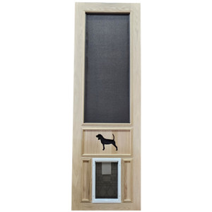Premium Series Wood Screen Doors - Beagle Pet Door Premium Series Wood Screen Doors - Beagle Pet Door