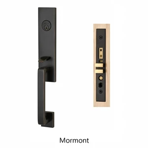 Brass Mortise Entrance Handleset for Entry Door