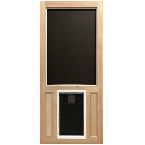 Select Series Wood Screen Doors - Pet Door