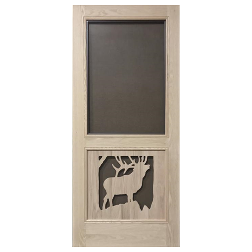 Premium Series Wood Screen Doors - Elk