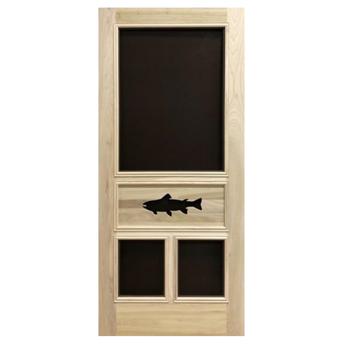 Premium Series Wood Screen Doors - Trout