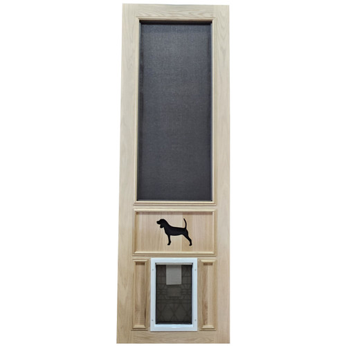 Premium Series Wood Screen Doors - Beagle Pet Door