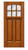 Entry Door - Craftsman Collection 6 Lite with Arched Glass