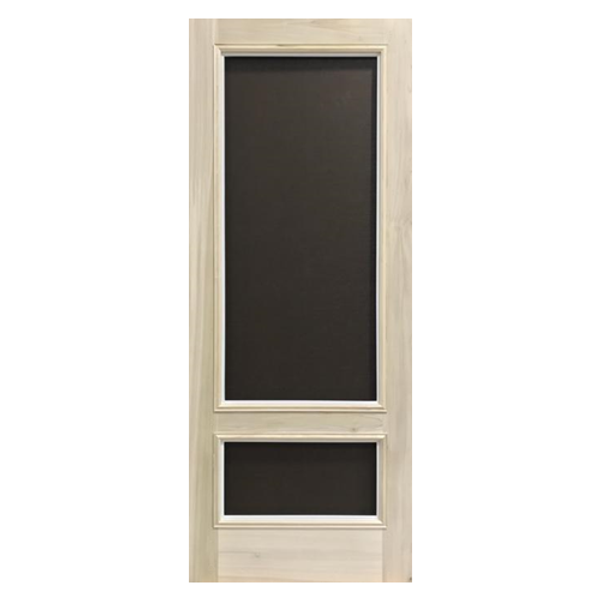 Premium Series Wood Screen Doors - The Classic 3/4 View