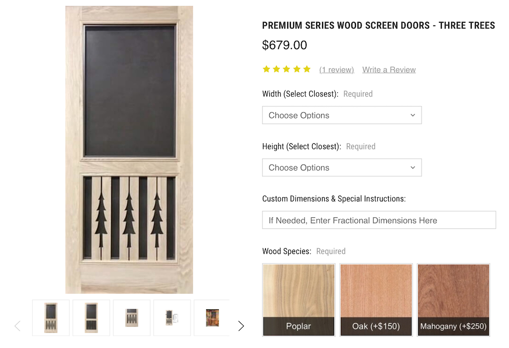 How To Measure For A Screen Door Wood Screen Doors Screendoors Com