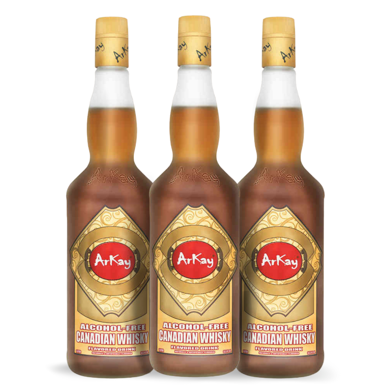 Deal 12 Bottles Non-Alcoholic Canadian Whiskey