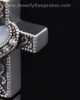 Urn Locket Sterling Silver Embraced Cross Keepsake