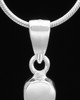 Silver Plated Angelic Symphony Cremation Urn Pendant