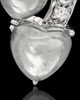 Sterling Silver Clear Treasures of the Heart Cremation Urn Pendant