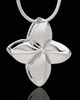 Silver Plated Affable Cremation Urn Pendant