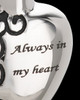 Stainless Decorative Heart Urn Pendant