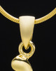 Gold Plated "W" Keepsake Jewelry