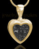 Gold Plated Lattice Heart Keepsake Jewelry