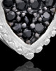 Silver Plated Darkness Heart Keepsake Jewelry