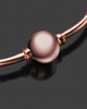 Rose Gold Plated over Stainless Cape Bracelet Keepsake Jewelry