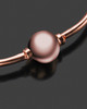 Rose Gold Plated over Silver Cape Bracelet Keepsake Jewelry