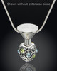 Stainless Steel Millenium Cremation Pendant with Sparkle Charm