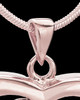 Rose Gold Plated Unconditional Heart Keepsake Jewelry