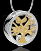 Sterling Silver Tree of Life Cremation Pendant