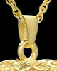 Urn Pendant 14k Gold Angel Wings Keepsake