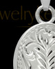 Cremation Ash Jewelry Sterling Silver Majesty Round Keepsake