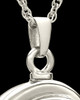 Urn Pendant 14K White Gold Ringed Eternity