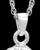 2 Person Sterling Silver Contemporary Companion Infinity Ash Pendant