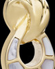 2 Person Gold Plated Contemporary Companion Infinity Urn Pendant