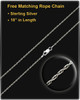Cremation Ash Necklace Sterling Silver Infinity Companion Locket - 2 Person