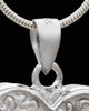 Silver Plated Remember Me Pet Cremation Urn Pendant