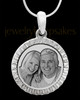Photo Engraved Stainless Steel Etched Circle