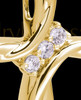 Gold Elegant Cross Cremation Pendant