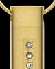 Locket Necklace Gold Plated Endure Cylinder - Eternity Collection