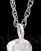 Boot White Gold Ash Pendant