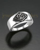 Men's Silver Jester Cremation Ring