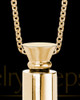 Gold Miracle Men's Cylinder Cremation Jewelry