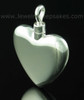 Cremains Locket Small Heart - Sterling Silver