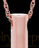 14K Rose Gold Channel Cremation Keepsake