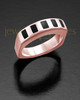 Men's 14k Rose Gold Efficient Cremation Ring
