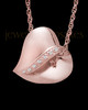 14K Rose Gold Abiding Heart Keepsake